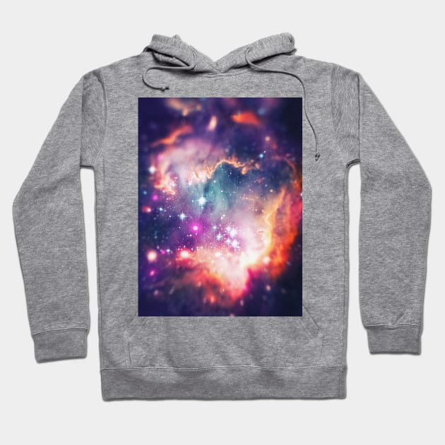 The Universe under the Microscope (Magellanic Cloud) Hoodie by badbugs